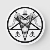 Satanic Wall Clock ラウンド壁時計 (正面)