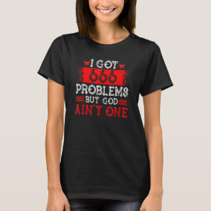 Satanism Satanic I 666問題得しかしGod Ain T Tシャツ