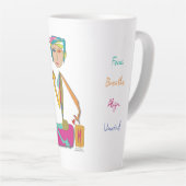 "Satchi" – ヨガマグを巻き付ける カフェラテマグ (右アングル)