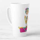 "Satchi" – ヨガマグを巻き付ける カフェラテマグ (左アングル)