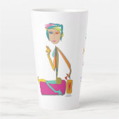 "Satchi" – ヨガマグを巻き付ける カフェラテマグ (正面)