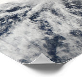 Satellite view of Hurricane Celia ポスター (角)