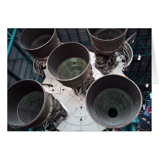 Satern Vロケットのノズル (正面横)