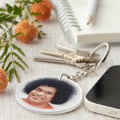 Sathya SaiのババKeychain キーホルダー (正面右)