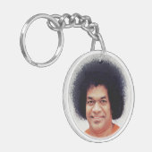 Sathya SaiのババKeychain キーホルダー (正面左)