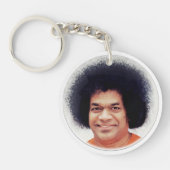 Sathya SaiのババKeychain キーホルダー (正面)