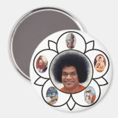 Sathya Sai BabaとSarva Darma on Magnet マグネット (正面/裏面)