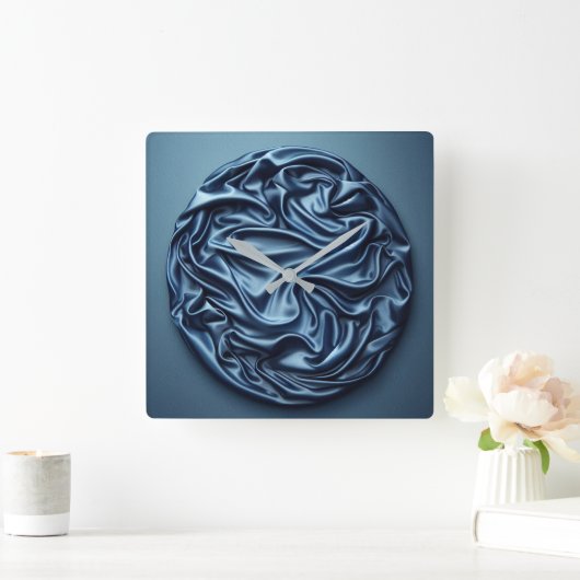 satin circle スクエア壁時計 (ホーム)