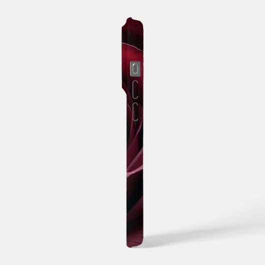 Satinheart Rouge – Rose Gem Phone Case iPhoneケース (左側面)