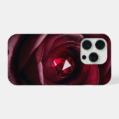 Satinheart Rouge – Rose Gem Phone Case iPhoneケース (裏面横)