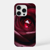 Satinheart Rouge – Rose Gem Phone Case iPhoneケース (裏面)