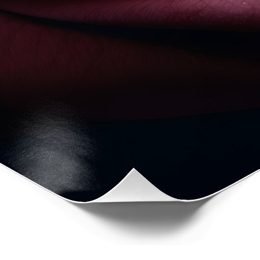 Satinheart Rouge – Ruby Rose Art ポスター (コーナー)