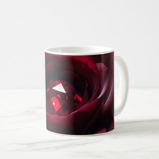 Satinheart Rouge – Ruby Rose Mug コーヒーマグカップ (正面右)