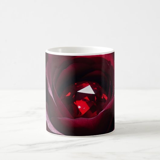 Satinheart Rouge – Ruby Rose Mug コーヒーマグカップ (中央)
