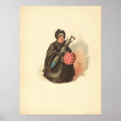 Satiry Gamp by Kyd from Martin Chuzzlewit ポスター (正面)