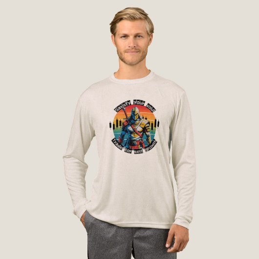 Satisfy | トレードモチベーション | ファンタジーデザイン トライブレンドＴシャツ (正面全体)