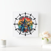 Satisfy | Trade motivation | Fantasy Design スクエア壁時計 (ホーム)