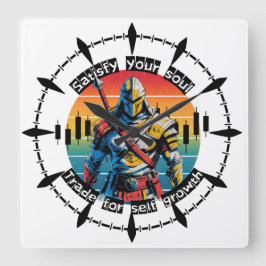 Satisfy | Trade motivation | Fantasy Design スクエア壁時計