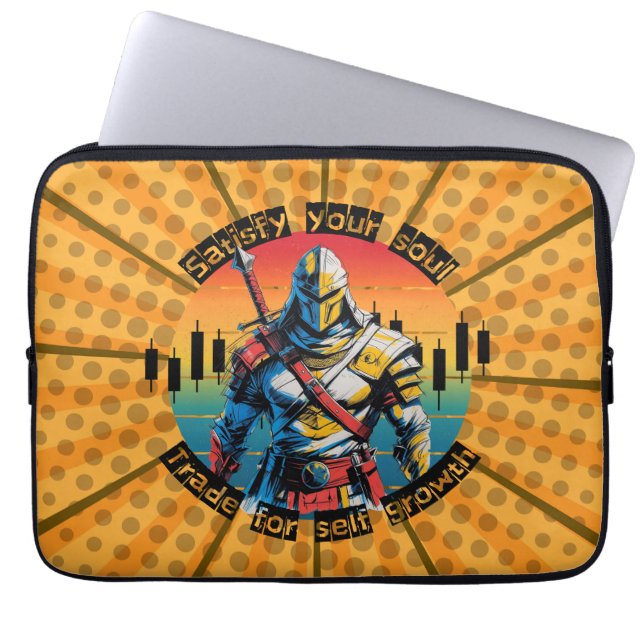 Satisfy | Trade motivation | Fantasy Design Comic ラップトップスリーブ (正面)