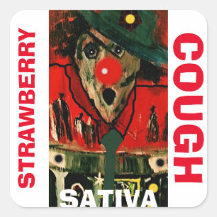 SATIVAいちごの咳 スクエアシール