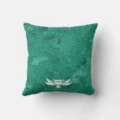 satomi motorsport Throw Pillow クッション (裏面)