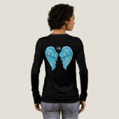 satomi motosport "wings" トライブレンドＴシャツ (背面全体)