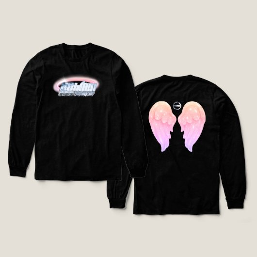 satomi motosport "wings" トライブレンドTシャツ (デザイン 正面&背面)