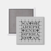 SATORスクエア[黒] マグネット (正面/裏面)