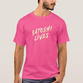 Satoshi Lives Bitcoin 1 Tシャツ