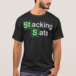Satoshis Bitcoin Cryptoのスタック Tシャツ