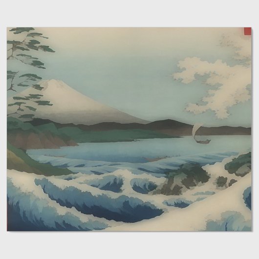 Sattaポイントからの海の眺め ラッピングペーパー (フラット)