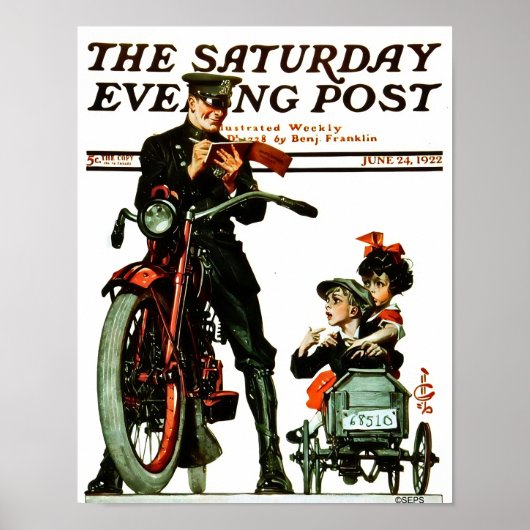 Saturday Evening Post ポスター (正面)