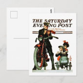 Saturday Evening Post ポストカード (正面/裏面)
