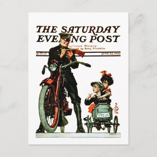 Saturday Evening Post ポストカード (正面)