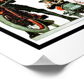 Saturday Evening Post Art ポスター (角)