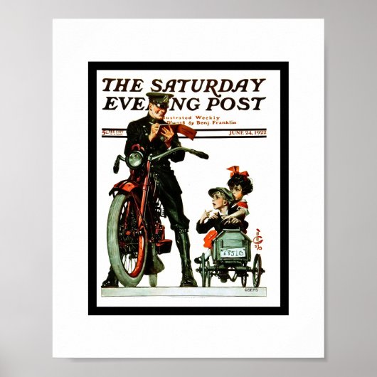 Saturday Evening Post Art ポスター (正面)