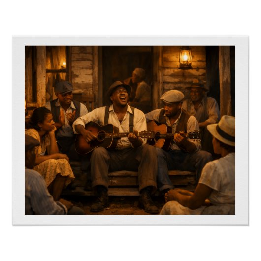 Saturday Night Porch Light Blues ポスター (正面)