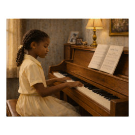 Saturday Piano Practice ポスター