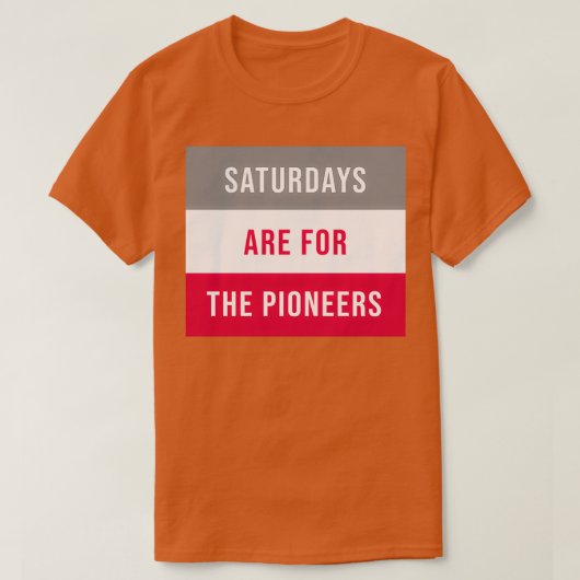 Saturdays Are For the Pioneers Sacred Heart 1 Tシャツ (デザイン正面)