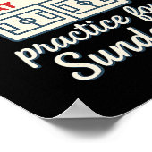 Saturdays Practice For Sundays Soccer Parent Novel ポスター (角)