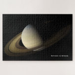 Saturn at Spring Equinox, Cassini-Huygens ジグソーパズル<br><div class="desc">This beautiful view of Saturn was captured by the robotic explorer Cassini a day and a half after the planet's spring equinox, which occurs only about once every 15 Earth years. Photograph is a mosiac of 75 exposures taken in quick succession and show the planet and some of its moons...</div>
