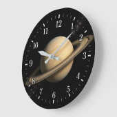 Saturn Clock 2026 Version ラージ壁時計 (傾斜)