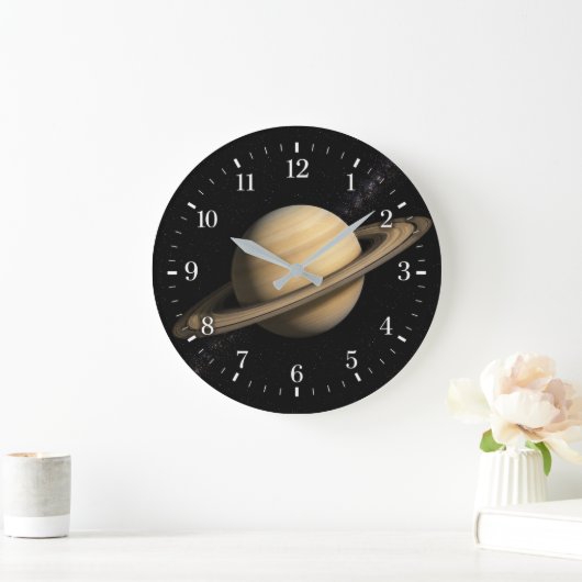 Saturn Clock 2026 Version ラージ壁時計 (ホーム)