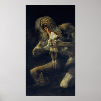 Saturn Devouring His Son (Flawless High Quality) ポスター