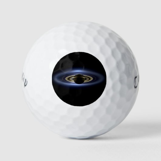 Saturn Eclipsed the Sun from Cassini Orbiter ゴルフボール (正面)