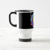 Saturn Planet Coffee Mug – Cosmic Design for Space トラベルマグ (左)