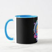 Saturn Planet Coffee Mug – Cosmic Design for Space マグカップ (左)