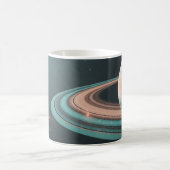 Saturn Planet Mug with Rings モーフィングマグカップ (中央)