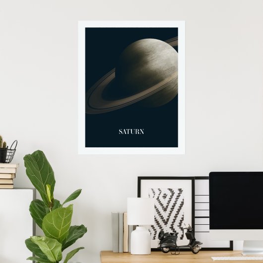 Saturn Poster ポスター (ホームオフィス)