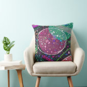 Saturn’s Rings: Maximalist Abstract Art  クッション (椅子)